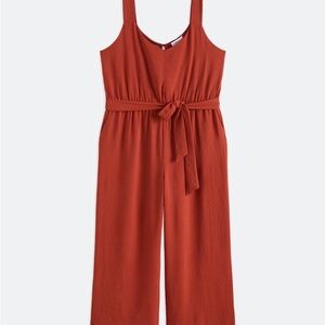 Gilli Terracotta Sleeveless Jumpsuit